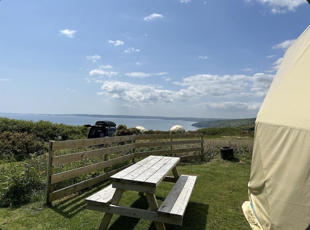 Geodome Glamping With sea Views Near Pendine in Carmarthen, United Kingdom
