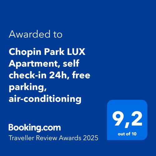 Chopin Park LUX Apartment self check in 24h free parking air conditioning — 4-Star Luxury Hotel in Poznan, Poland