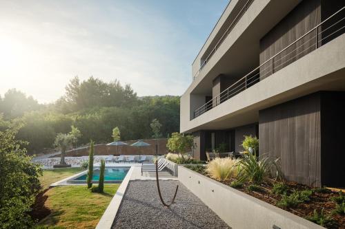 Oltremare apartments with pool — 4-Star Luxury Hotel in Rabac, Croatia