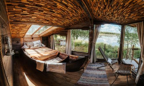 Elämysmajoitus Piisaminpesä in Iisalmi, Finland