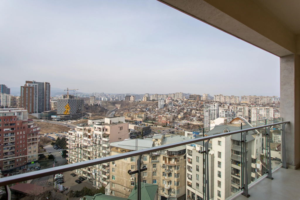 1BR apartment Panoramic City View Vake District Self Check in Free WiFi