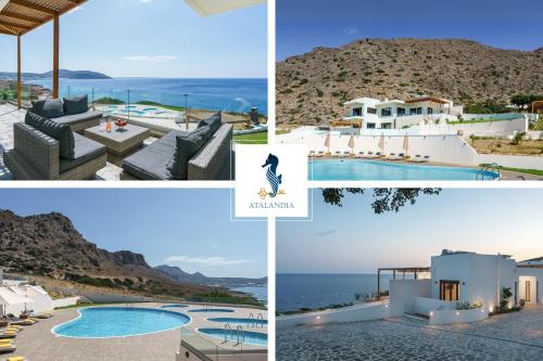 Beachfront Villa Atalandia with Heated Pools Gym BBQ & Office — 4-Star Luxury Hotel in Sitia, Greece