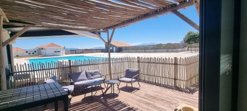 Piscine Chauffee Vue Imprenable Grand Studio 4p Coudalere in Le Barcares, France