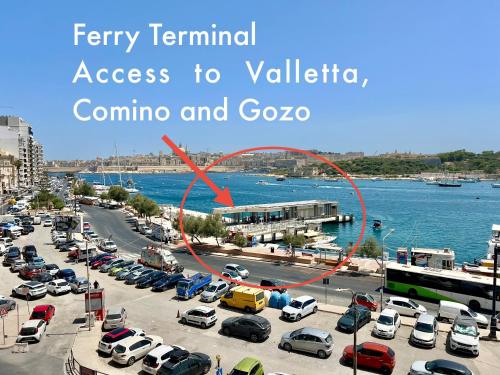 Top Location 2BR Seafront & Steps from Ferry by Arco Collection — 4-Star Luxury Hotel in Sliema, Malta