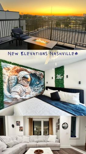 New Elevations Rooftop 5 Min to Downtown Nash — 4-Star Luxury Hotel in Nashville, United States