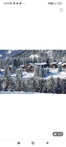 Studio Au Pied Des Pistes Avec Vue Sur la Montagne — hotel in Mieussy
