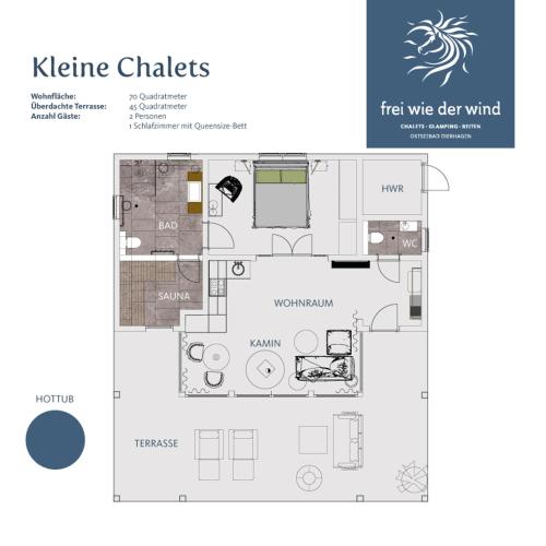 Frei wie der Wind Chalets in Ostseebad Dierhagen, Germany