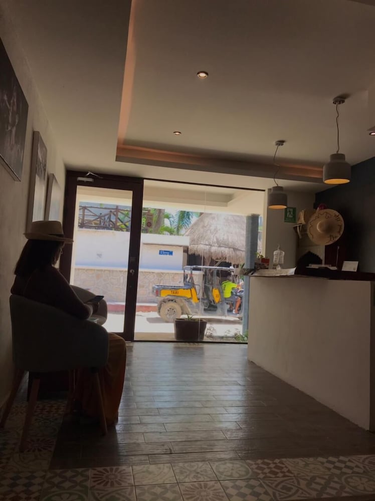 Interior entrance