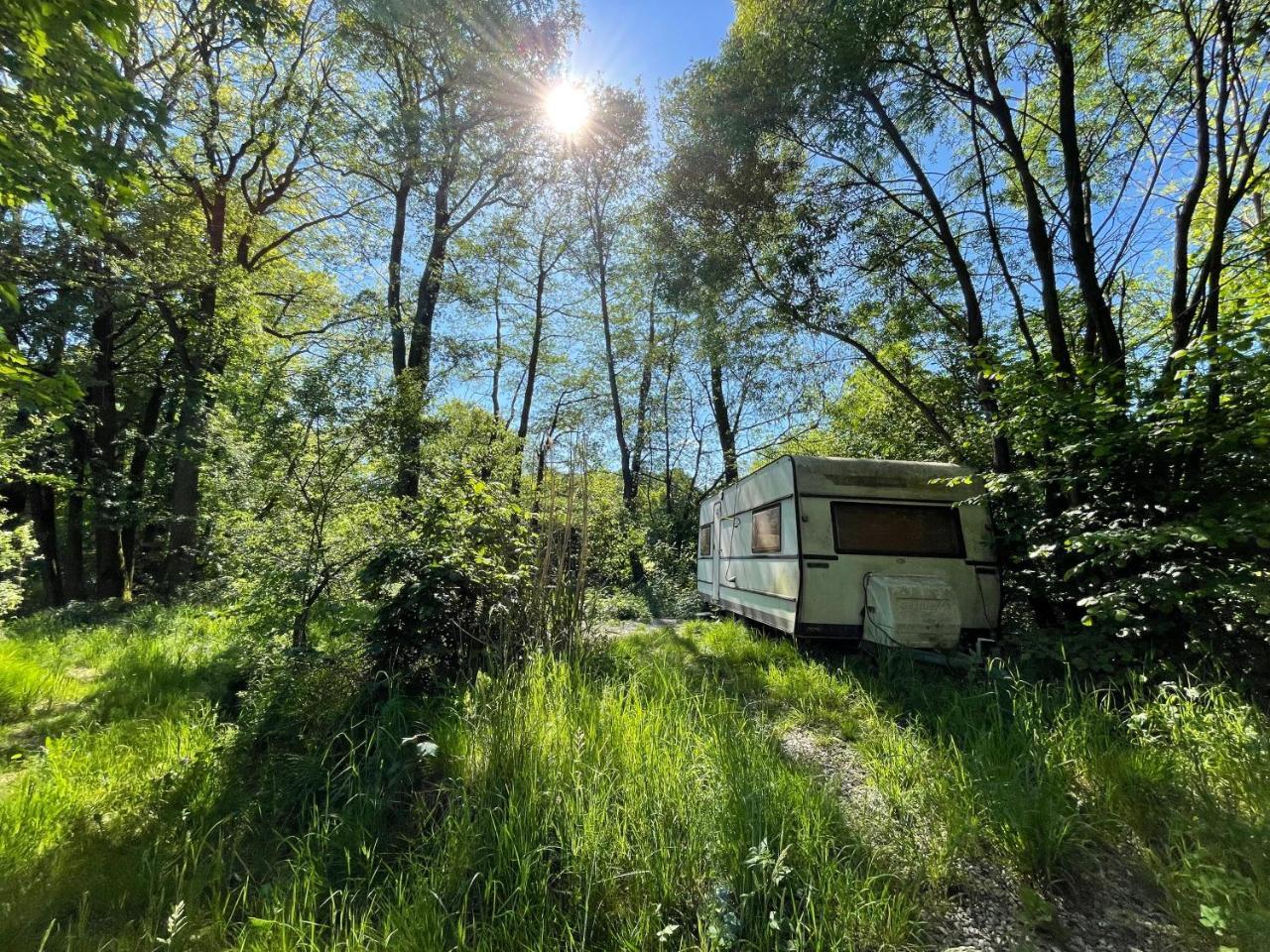 Wolfsden Vlčí doupě karavan v přírodě - carbon neutral hotel in Unknown City