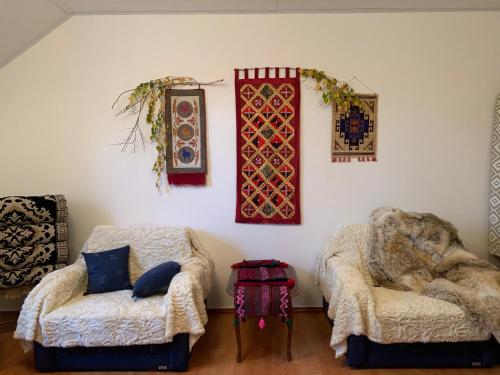 Bayrakzone in Kaindy, Kyrgyzstan