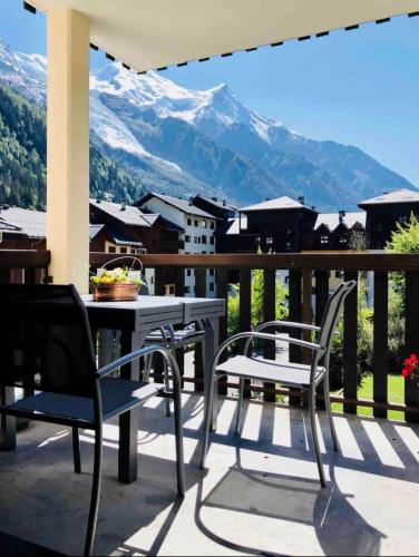 Mont Blanc 25 Vue Mont Blanc Balcon Parking