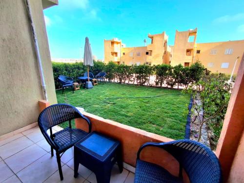 Doblex Beach Chalet with Private Garden in Reem ElFala Resort in Al `Alamayn, Egypt