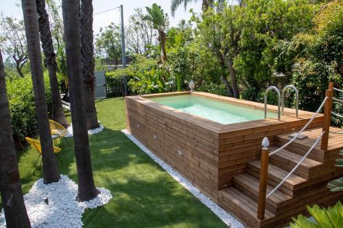 Angheli garden & pool — 4-Star Luxury Hotel in Giardini-Naxos, Italy