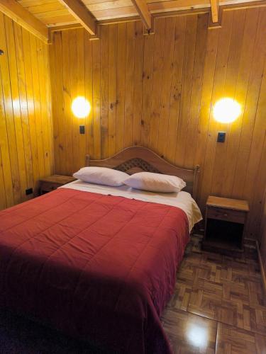 AMAVAL Cabaña nueva hasta 7 personas full equipada 2 habitaciones calefacción a leña pet-friendly hotel Carahue