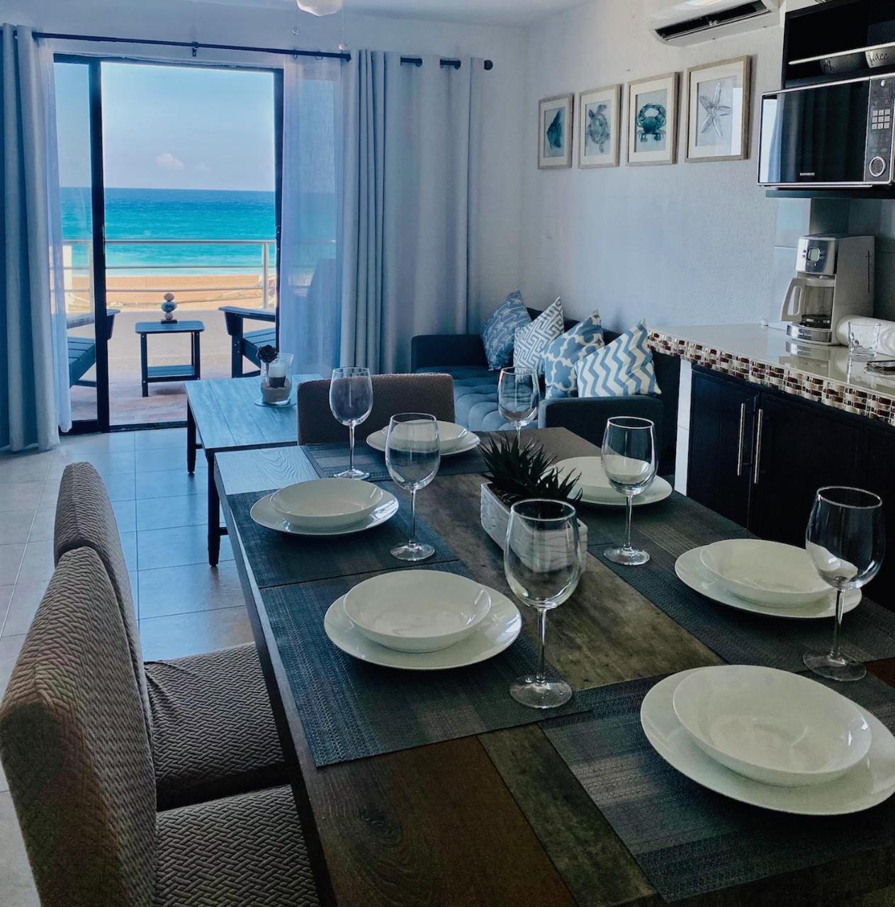 Cancun Hotel Zone Beachfront 2 BR Apartment Prime Location