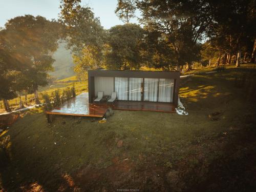 Malaya Chalé com vista panorâmica e pôr do sol de tirar o fôlego - carbon neutral hotel in Unknown City