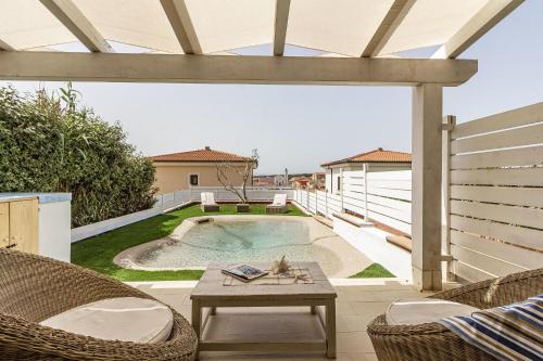Villetta Marina Vista Mare Con Piscina Privata — Stintino