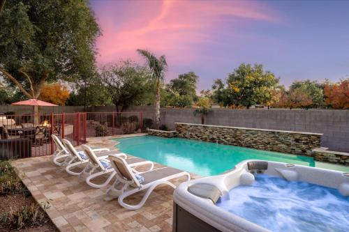 Movie Theater Pool Arcade Fire Pit in Glendale, United States