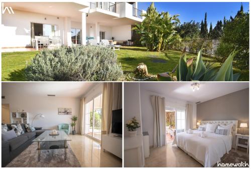 Sea view apartment with private garden and jacuzzi in Balcones del Lago Istan — 4-Star Luxury Hotel in Istan, Spain