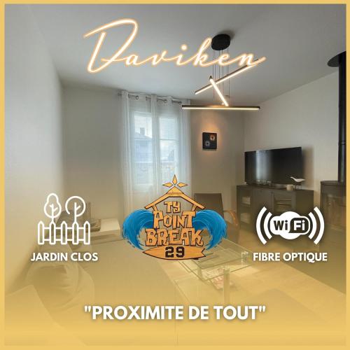 Daviken perfect location - carbon neutral hotel in Douarnenez