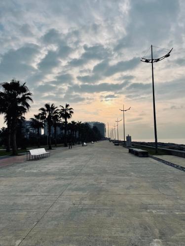 First line New Boulevard Sea View Studio with Balcony