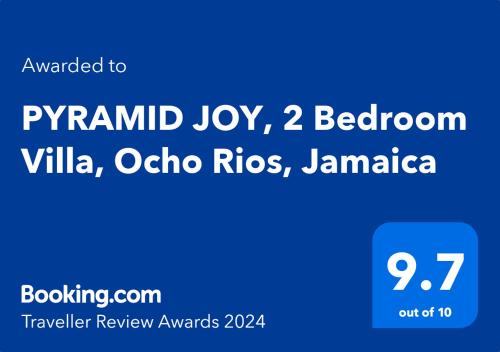 Pyramid Joy 2 Bedroom Villa Ocho Rios Jamaica — 4-Star Luxury Hotel in Ocho Rios, Jamaica