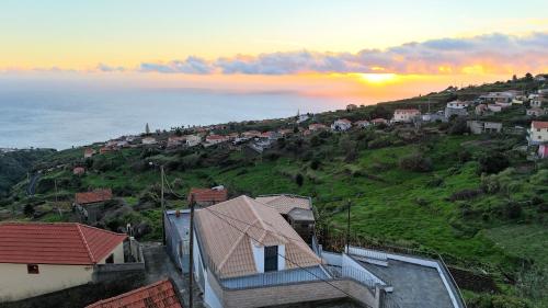 Blue Horizon Sea and Mountain view in Estreito Da Calheta, Portugal