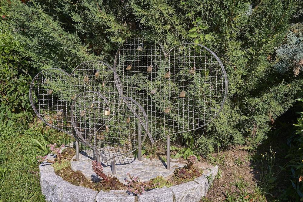 Outdoor wedding area