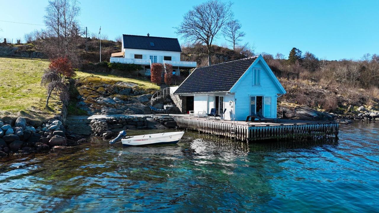 Sommerhytte med utsikt og båt — 4-Star Luxury Hotel in Hauge I Dalane, Norway