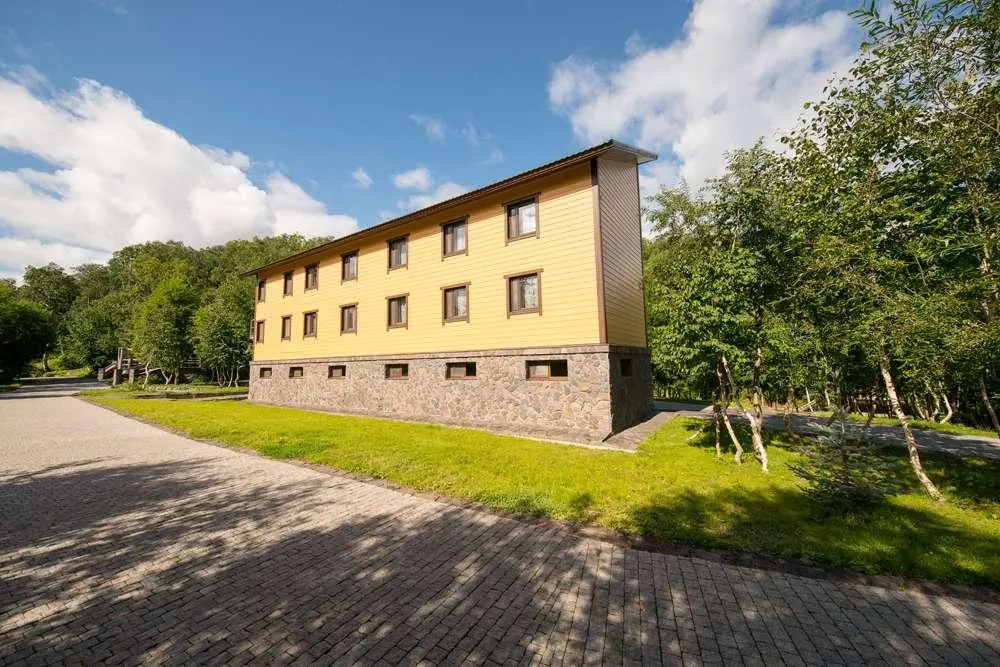 Snow Valley in Petropavlovsk-Kamchatsky, Russia
