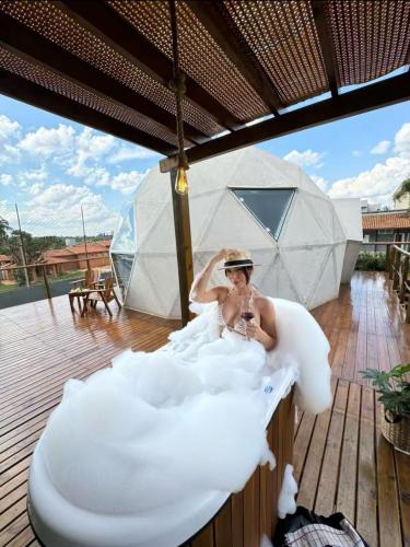 Cabana Aurora Limeira Domo Geodésico urbano in Limeira, Brasil