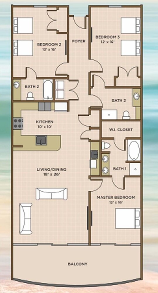 Phoenix Gulf Towers 1207 3 Bedroom Condo - photo 71