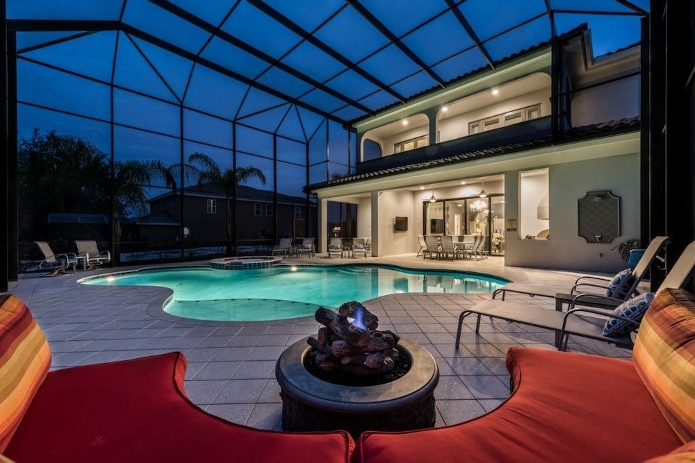 Je58008 Reunion Resort 7 Bed 7 Baths Villa — 4-Star Luxury Hotel in Kissimmee, United States