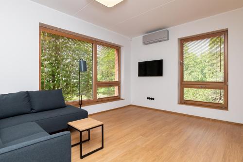 Self check in 3 bedroom apartment with sauna and balconies