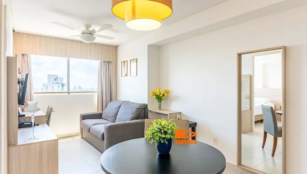 Excelente Flat em Boa Viagem 2 quartos Beach Class Ideal para Família ou Viagens de Negócio NOB2104 in Recife, Brasil