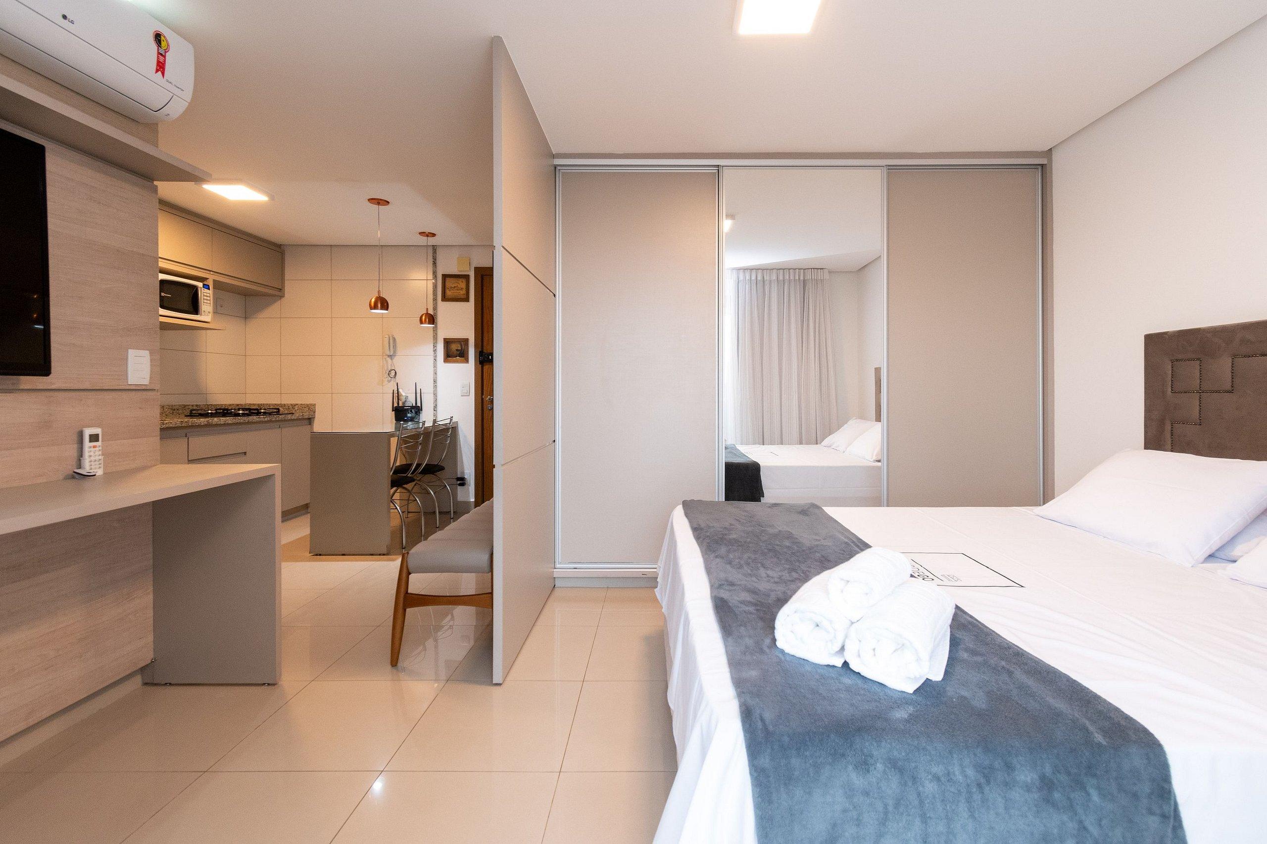 Flat andar alto no Edifício The Expression Setor Bueno TH1608 - last minute hotel in Goiania
