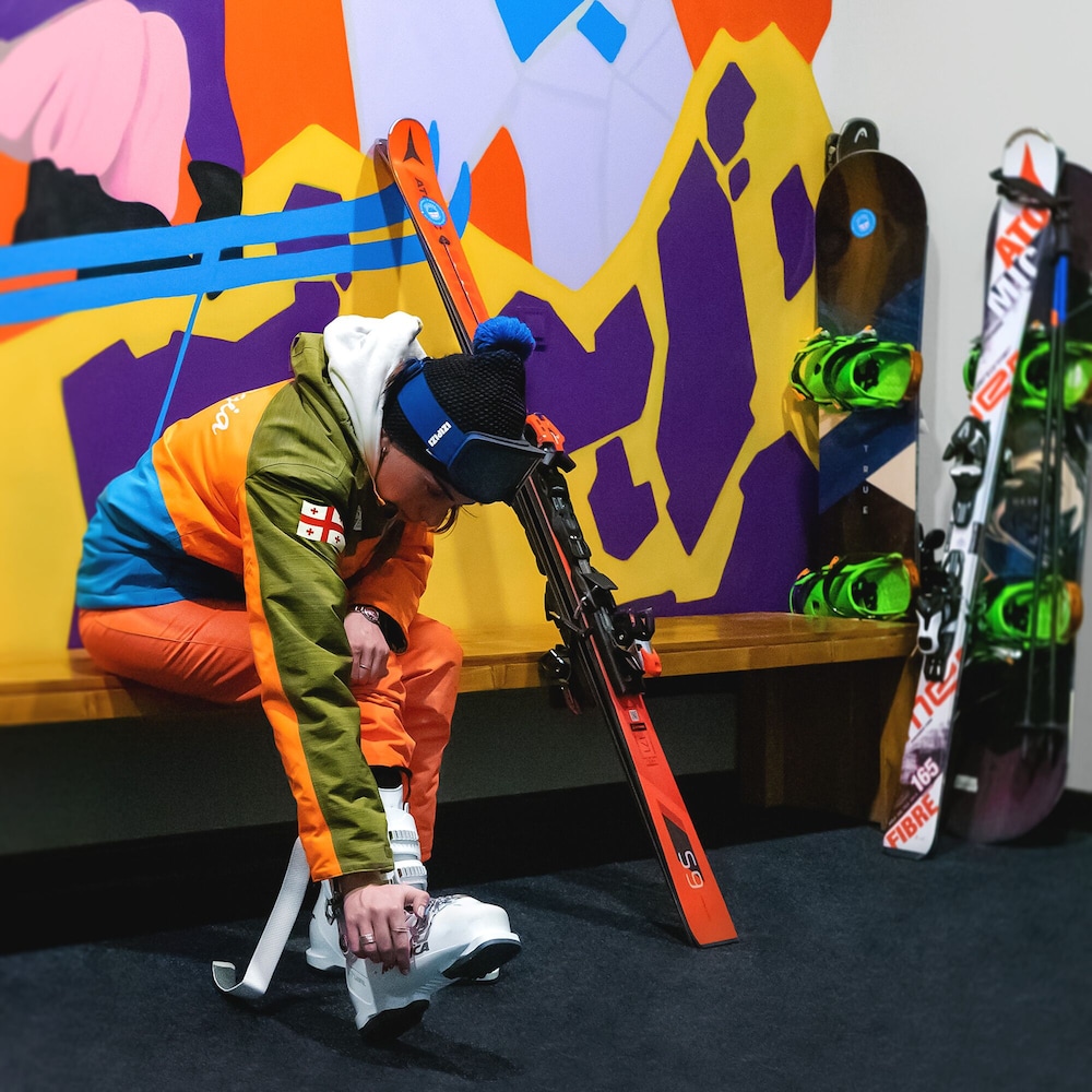 Skiing