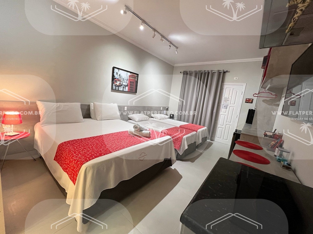 Flat Perfeito Amarilis Riviera São Loure in Bertioga, Brasil