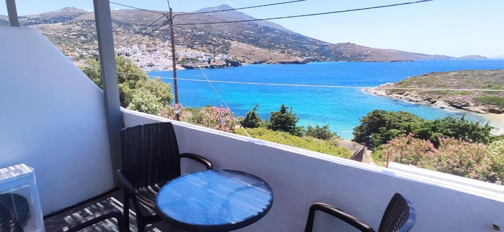 Nora Norita in Andros, Greece