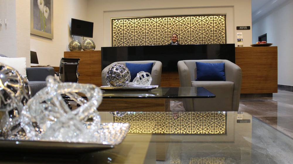 Lobby sitting area