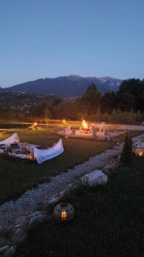 Rooftop View in Unknown City, Romania