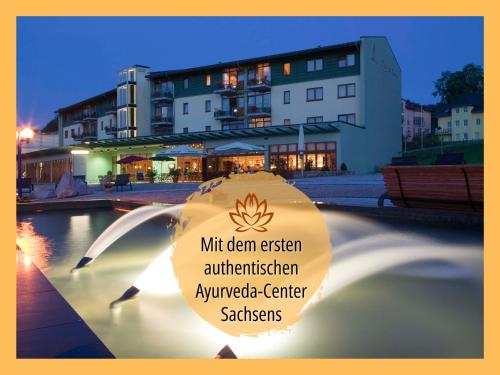 Hotel Am Kurhaus mit erstem Ayurveda Center Sachsens direkt am Gesundheitsbad ACTINON & Kurpark — 4-Star Luxury Hotel in Zschorlau, Germany
