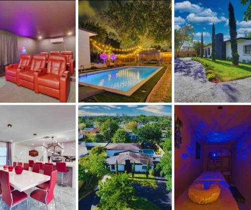 Flamingo House with Cinema Pool & Chill Area — 4-Star Luxury Hotel in Miami, United States