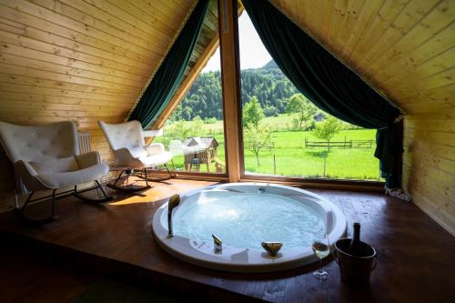 Șura cu Bule jacuzzi privat in Viseu De Sus, Romania