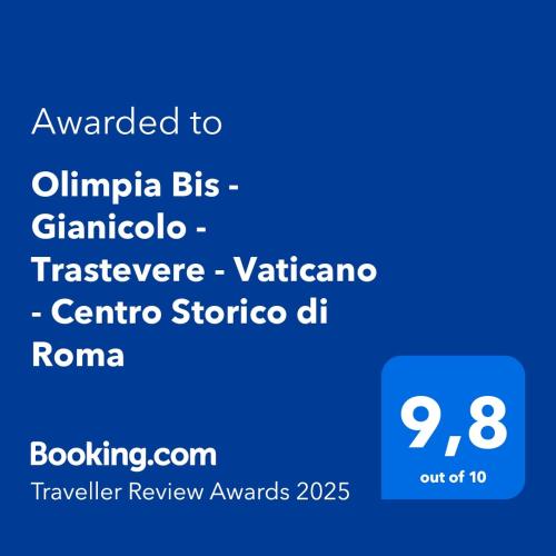 Olimpia Bis Gianicolo Trastevere Vaticano Centro Storico di Roma — 4-Star Luxury Hotel in Rome, Italy