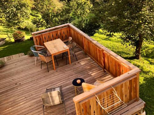Quiet Apartment With A Terrace On Organic Farm 18958631 — Prevalje