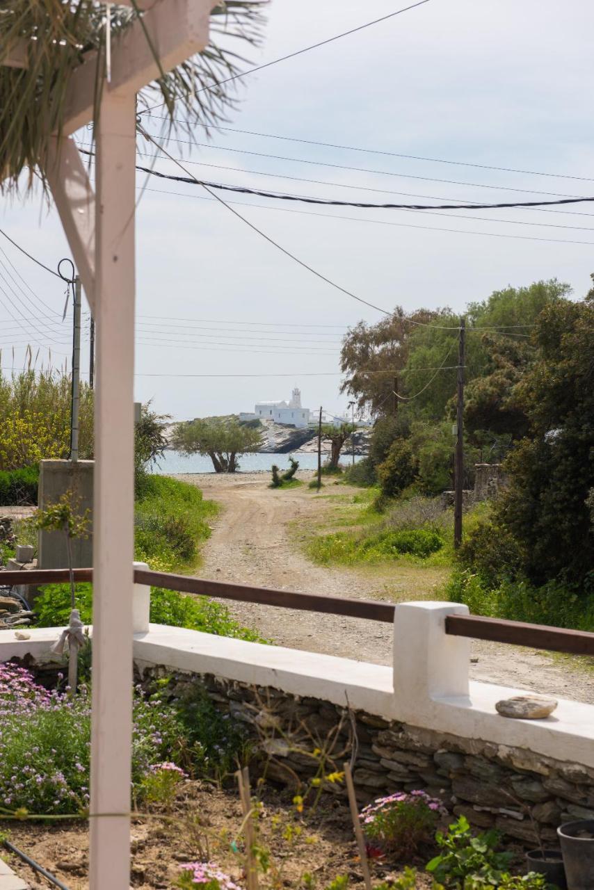Houses at Chrisopigi Sifnos in Faros, Greece