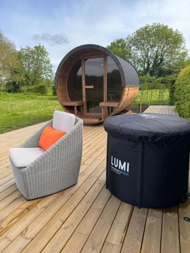 Luxury Barn with sauna near York welcoming families friends groups