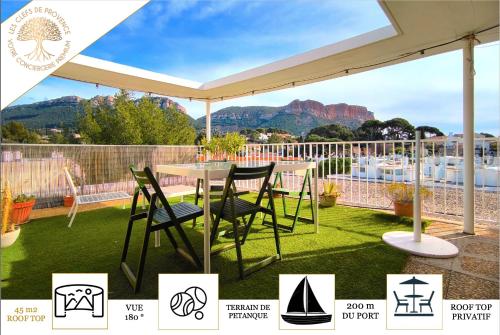 Sunset Garden Roof Top 45 M2 Vue Mer Cap Canaille - last minute hotel in Cassis