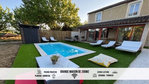 At Stéphanie and Damien's Charming stone and pool — hotel in Lauzerte